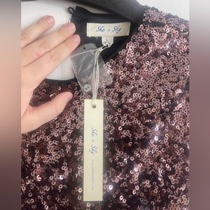 NWT SPARKLY COCKTAIL DRESS